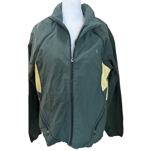 DANSKIN NOW WOMEN'S SIZE XL 16/18 WINDBREAKER ZIP OFF SLEEVES JACKET - Picture 1 of 15